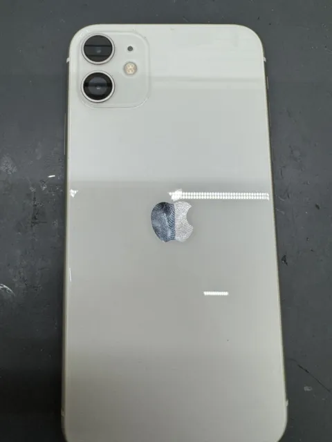 Apple iPhone 11 Oem White Housing Back Glass  Battery Door Cover