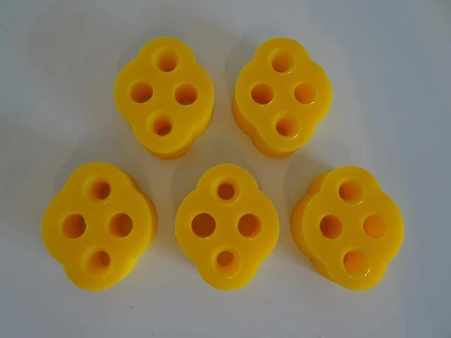 Soporte goma tubo de escape Mazda Mx5 Mk2/Mk2.5 1.6/1.8 1999-2005 Amarilla x 5