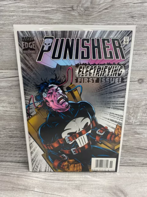 Marvel Edge Comics Punisher Electrifying First Issue #1 November 1995 Modern Age