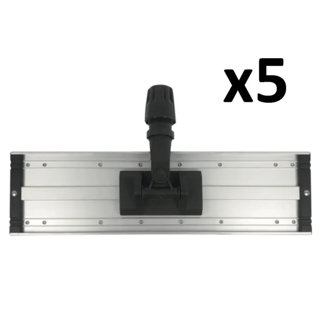 Aluminum Microfiber Mop Pad Holder/Frame, Fits 18" x 5"  Pads (5 Units)
