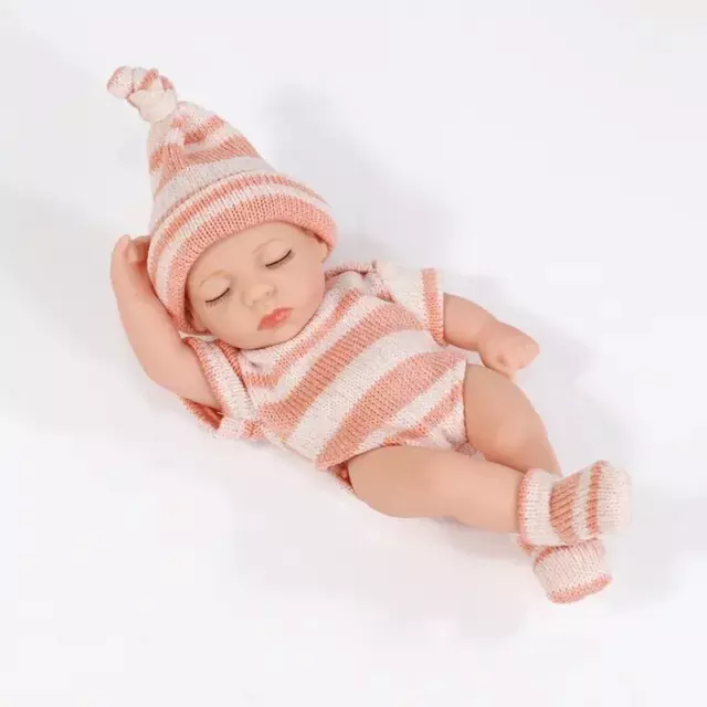 New Silicone Reborn Dolls 20Cm Baby Reborn Toys Waterproof Vinyl Bebe Doll Cute