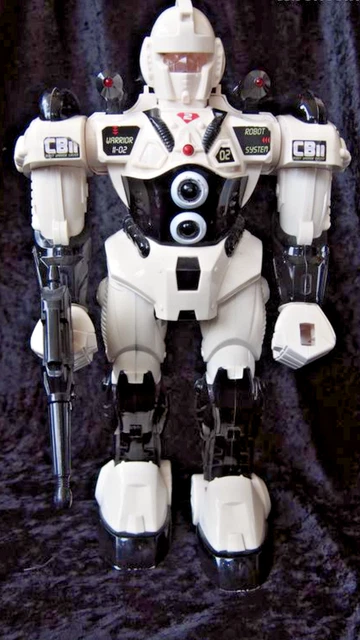 Robot Collection Warrior System CB II Articulé Mouvement Lumière fonctionne pile