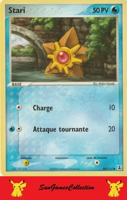 🌹 Carte Pokemon Stari 84/113 Ex Espèces Delta - VF - Excellent Etat 🌹