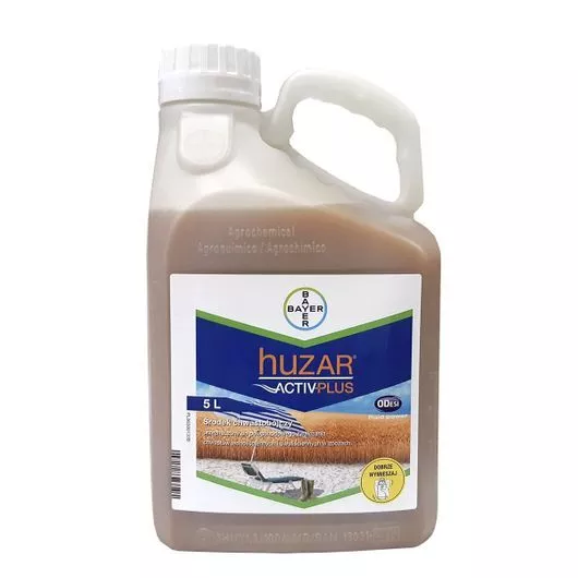 Huzar Activ Plus 5L Désherbant Selective Mauvaises Herbes Pelouse Jardin Concent