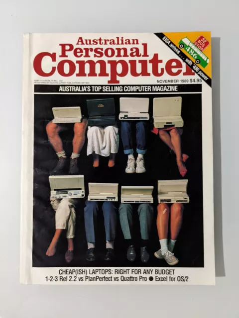 Australian Personal Computer APC Magazine - 486 EISA- November 1989 retro pc mag