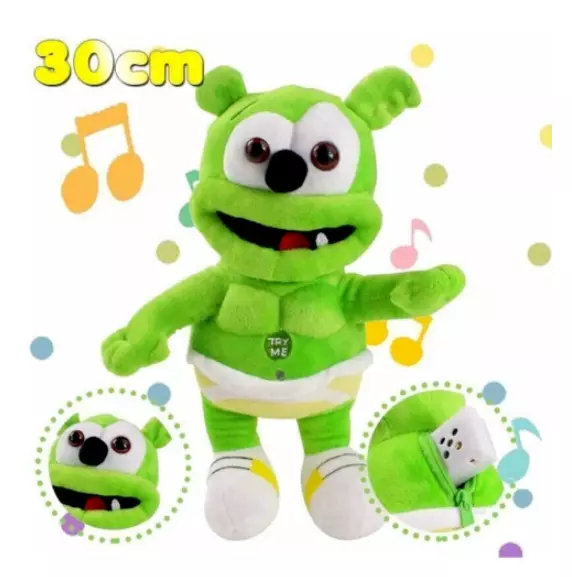 12" Plush Doll Teddy Toy Singing I AM A GUMMY BEAR Musical Gummibar Stuffed Toys