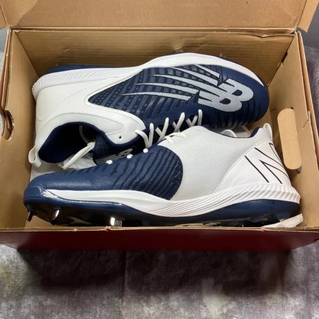 New Balance FuelCell 4040 v6 Navy/White Metal Baseball Cleats Men's Size 16 Wide