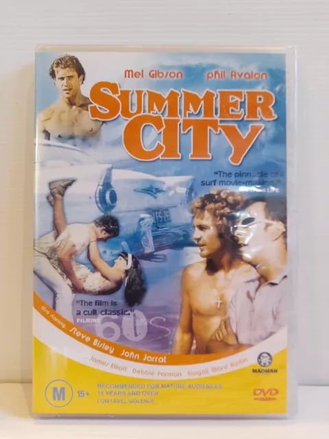 Summer City  (DVD, 1977) Region 4 Brand New Sealed Mel Gibson OOP RARE FREE POST