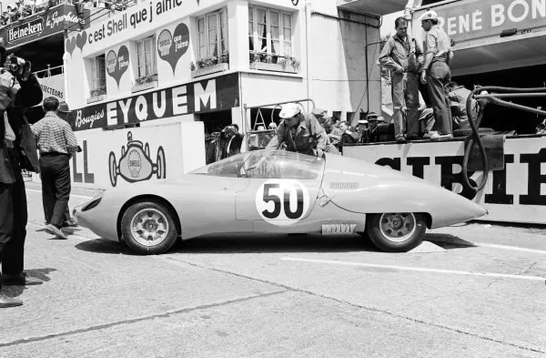 Paul Armagnac & Gerard Laureau Rene Bonnet Djet Spider Le Mans 1962 Old Photo 12