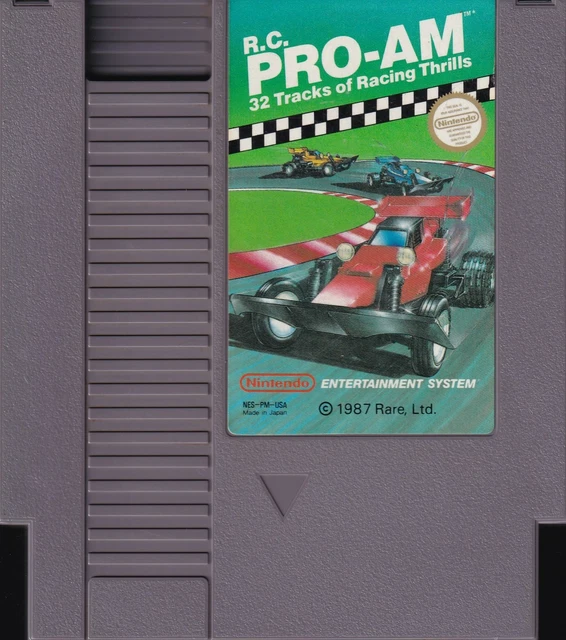 R.C. PRO-AM (1988) nes nintendo entertainment system rare rc us NTSC USA IMPORT