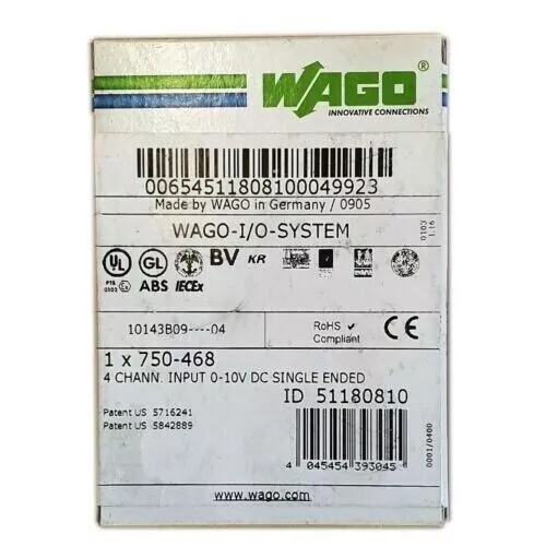 New In Box WAGO 750-468 Module PLC 750-468