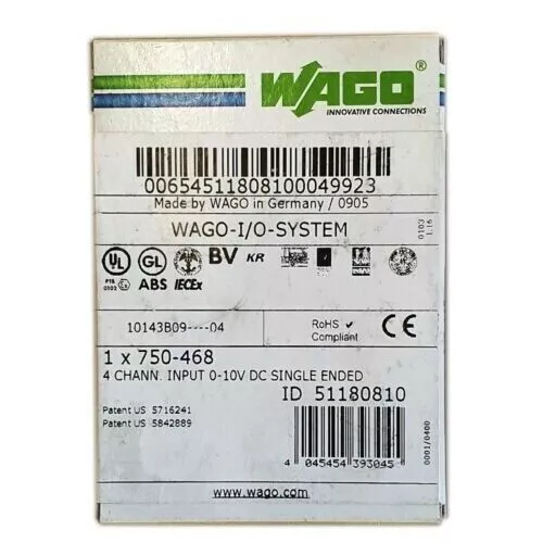 New In Box WAGO 750-468 Module PLC 750468