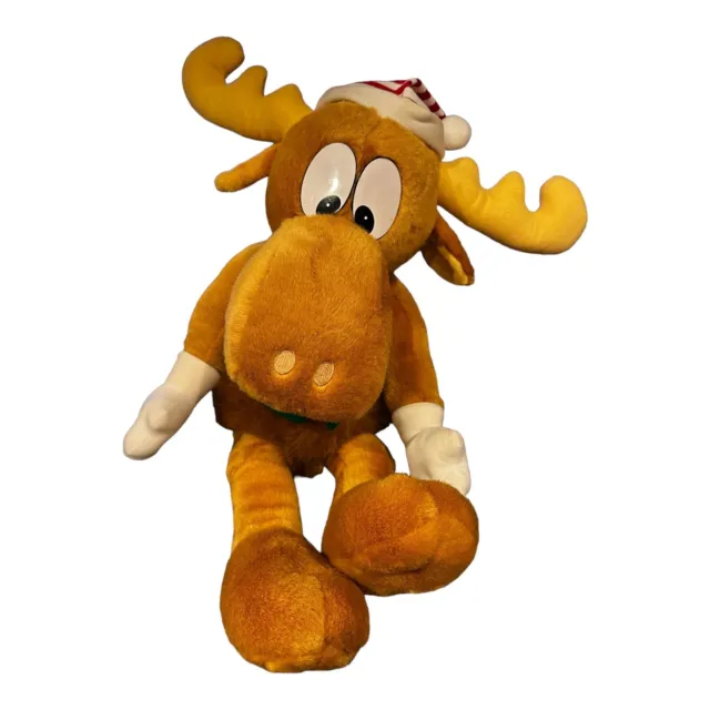 Bullwinkle Macys Christmas Holiday 1996 Rocky Plush Stuffed Animal Vintage 24"