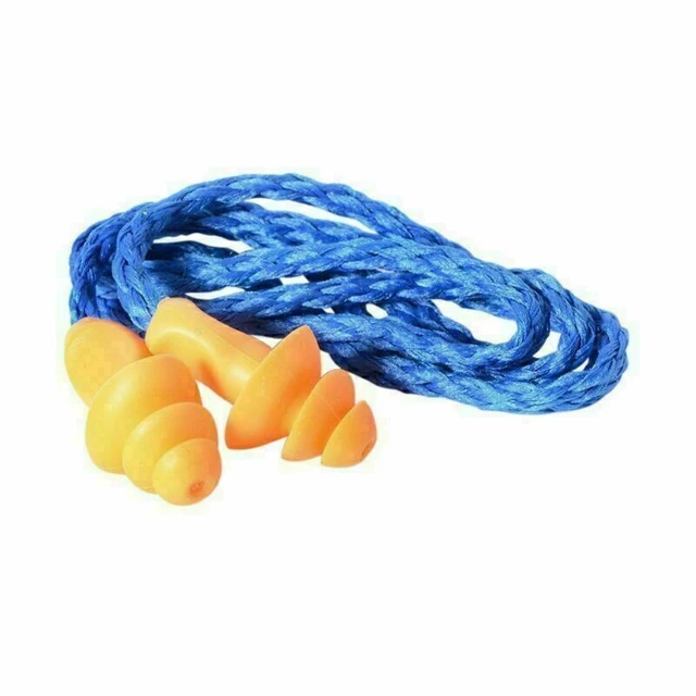 1270 Ear Plug Cord  Silicone Anti-noise Sleep Reusable Earplug 10pcs Pack