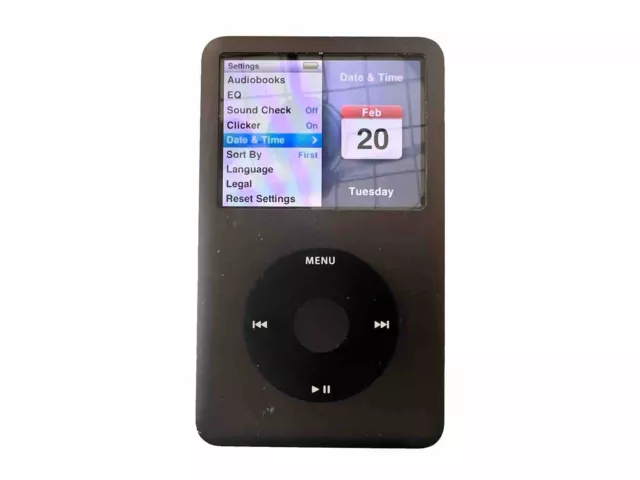 Apple iPod classic 7th Generation Black (160GB) A1238 USED