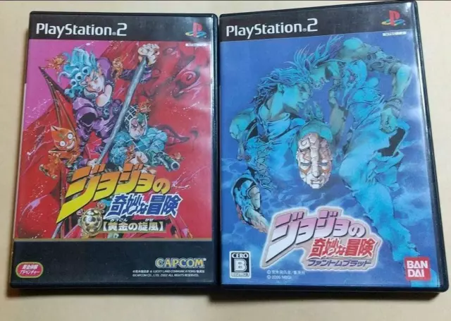 2002 JoJo's Bizarre Adventure Golden Wind PS2 Game JP JoJo no