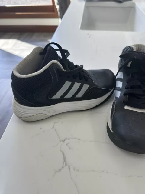 Adidas Unisex Kids Black AQ1331 Basketball Shoes Size US 13K