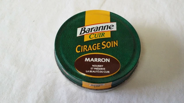 Boite Cirage Noir Baranne BARANNE Cirage De Luxe à La Cire D