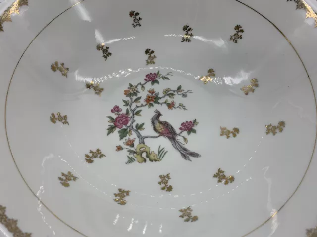 Saladier en porcelaine à décor floral 3