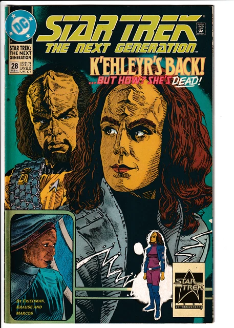 1992 Star Trek The Next Generation #28 "DC Comics" Vg Comic Book