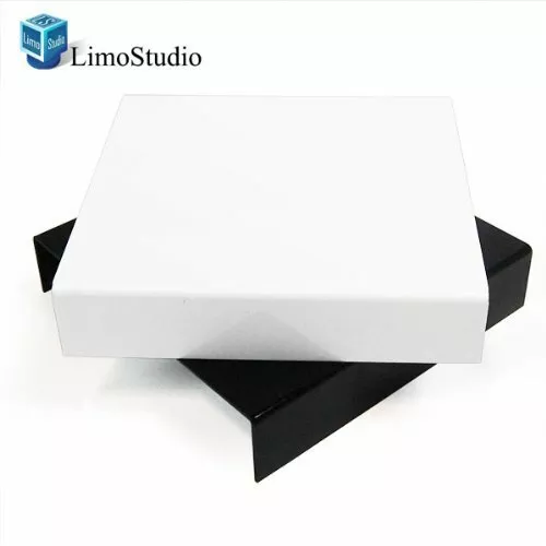 LS Studio Table Top Photo Black & White Acrylic Reflective Display Table Kit