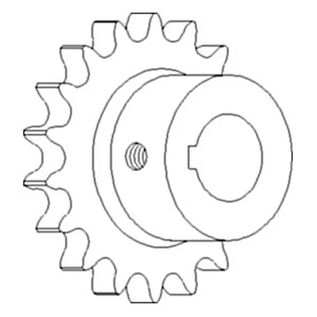 AH121047 New Combine Return/Tailings Lower Sprocket Fits JD  CTS 9400 9410 9450