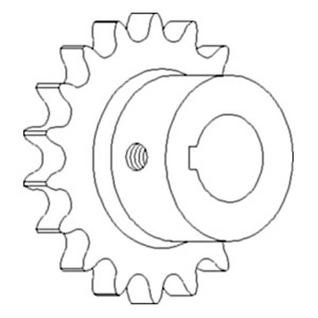 AH121047 New Combine Return/Tailings Lower Sprocket Fits JD  CTS 9400 9410 9450