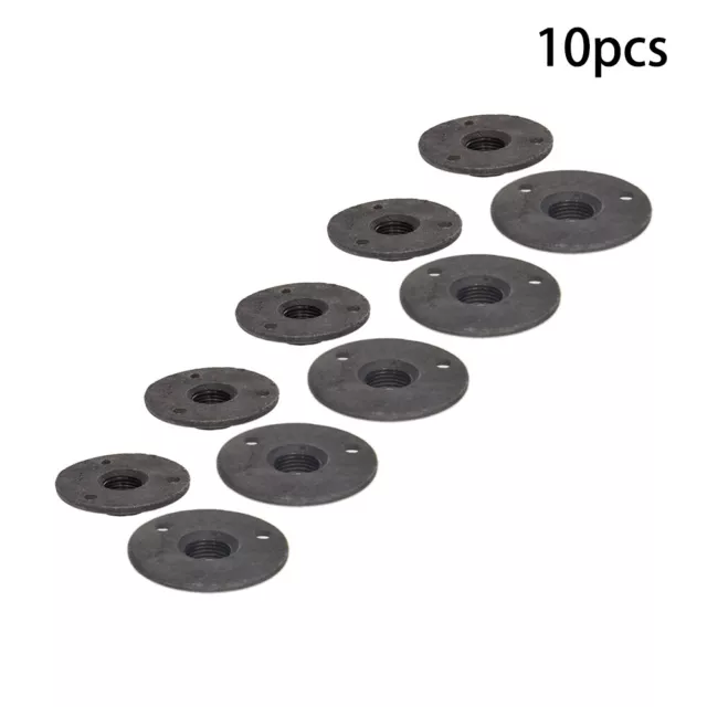 Cast Iron Flange Base Malleable Wall Mount Threaded Floor Pipe Fittings 3