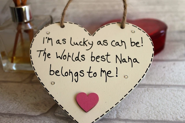Geschenkplakette Mütter Tag Geburtstag Nanna Oma Oma Großeltern persönlich