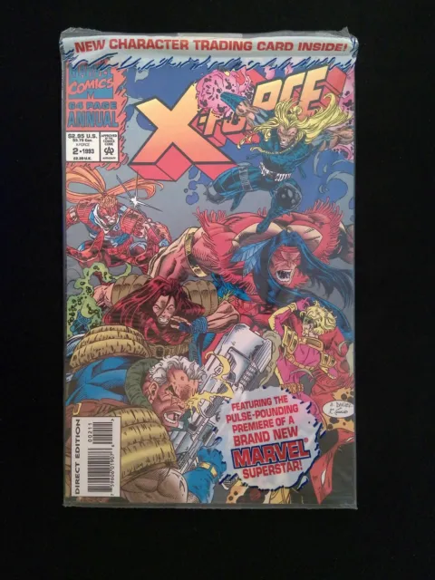X-Force Annual #2P  MARVEL Comics 1993 NM  VARIANT COVER