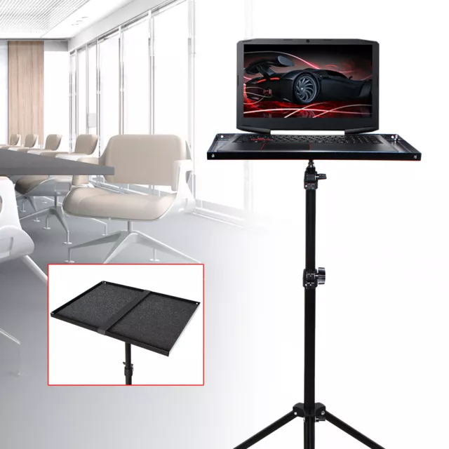 Laptop Projector Stand Adjustable Portable Podium Tripod Rack Mount DJ Mixer