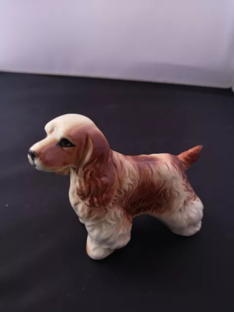 adorable Vintage Spaniel Figurine/dog Collectable Ornament