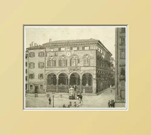 LUCCA. Ex palazzo Pretorio-TOSCANA.In Passepartout 1890