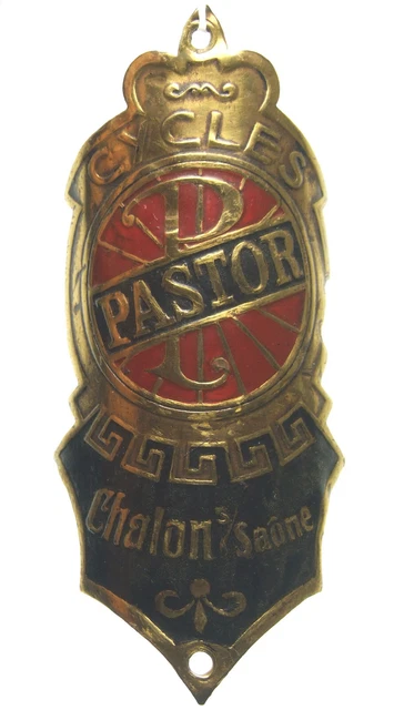 Plaque Bicyclette / Vélo / Objets Collection Pastor