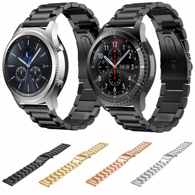 22mm Montre Bande Milanais Magnétique Bracelet Métal Poignet pour Samsung Gear