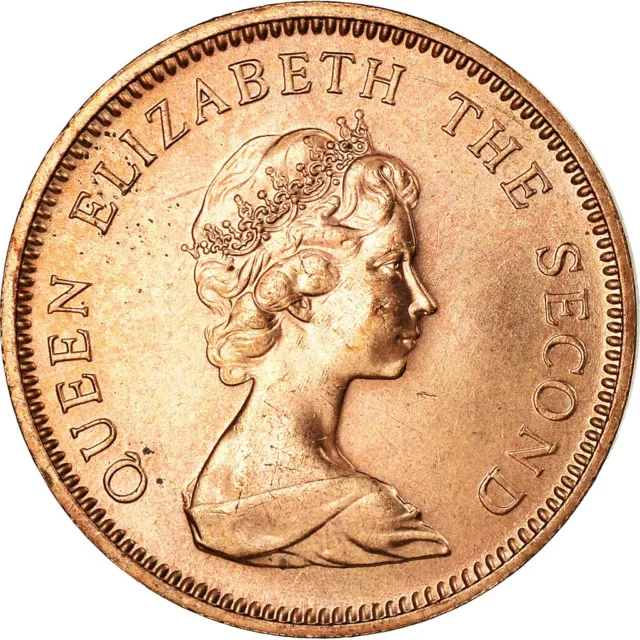 [#756700] Münze, Jersey, Elizabeth II, New Penny, 1971, UNZ, Bronze, KM:30