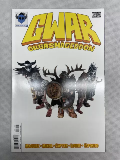 Gwar Orgasmageddon #1 Cover D Photo Variant Dynamite Comics First Print NM