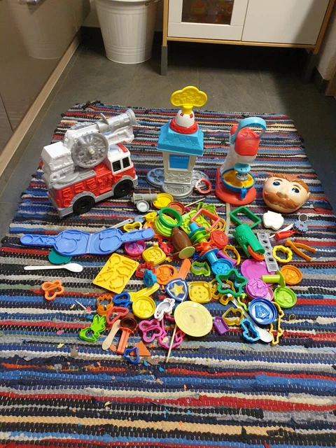 Riesiges Kneteset Mit Viel Play-Doh Knetmaschiene Dr Wackelzahn Popcornmaschiene