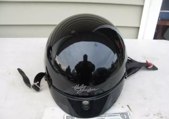 Harley-Davidson Women Destination Half Helmet Black Fiberglass Motorcycle Small