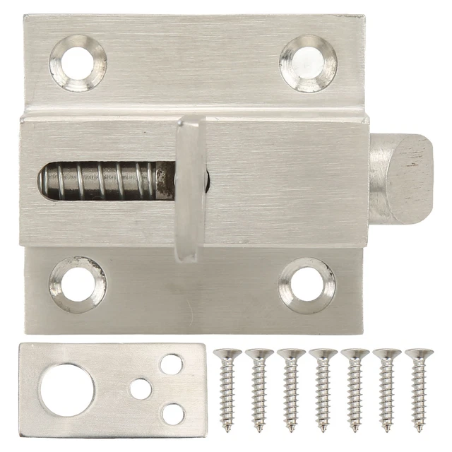 Door Security SlideLatchLock LowResistance QuickLocking Door Lock Spring