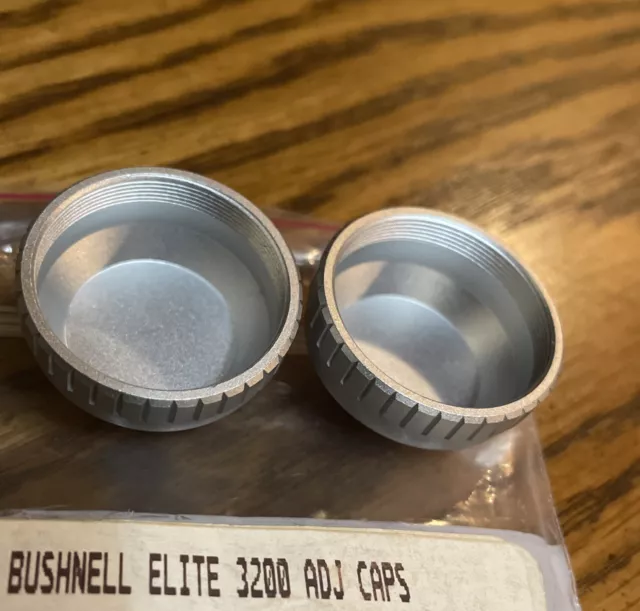 Bushnell Elite 3200 Series Hunting Scope Windage Elevation Caps Silver “NEW” Bushnell Elite 3200 Series Hunting Scope Windage Elevation Caps Silver “NEW”