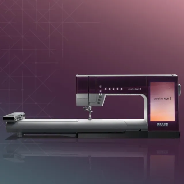 Pfaff creative icon 2, Purple Aurora - Brand New Machine & Embroidery Unit