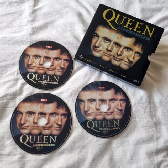 Très rare box DVD de Queen Music Program - 3 disc box set from Asia