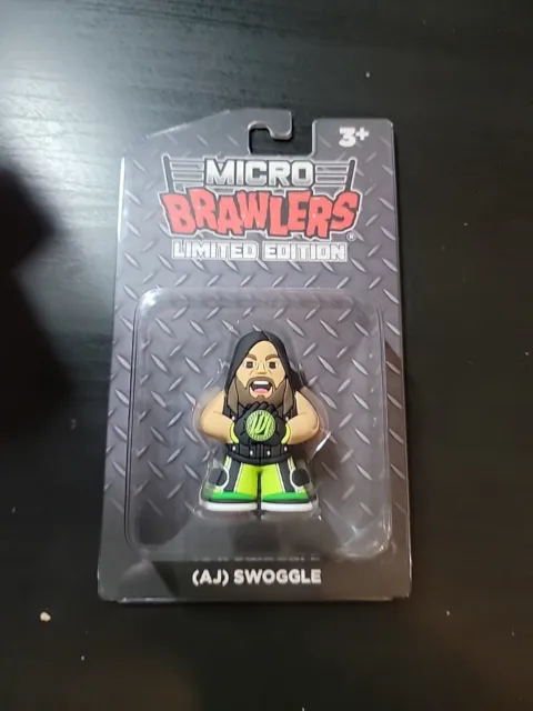 AJ) Swoggle Hornswoggle Wrestling Micro Brawlers Pro Wrestling