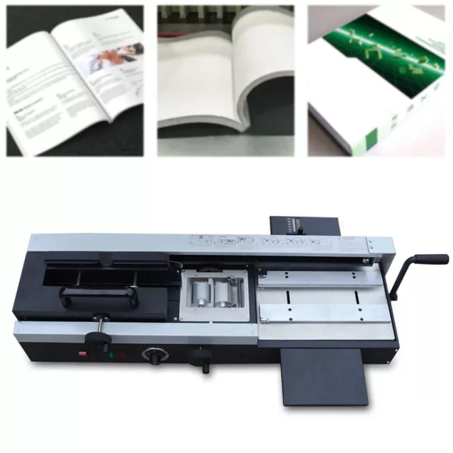110V Wireless A4 Book Binding Machine Hot Melt Glue Book Paper Binder 4cm 1200W