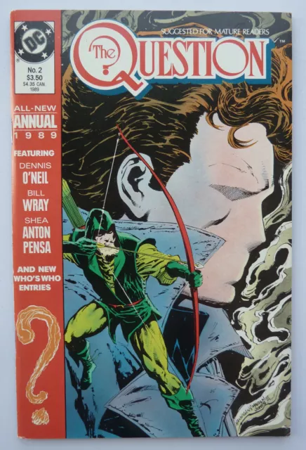 The Question Annual #2 - DC Comics 1989 VF+ 8.5