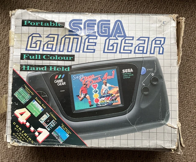 SEGA GAME GEAR Console (Faulty) Complete In Box With Game And Magnifier