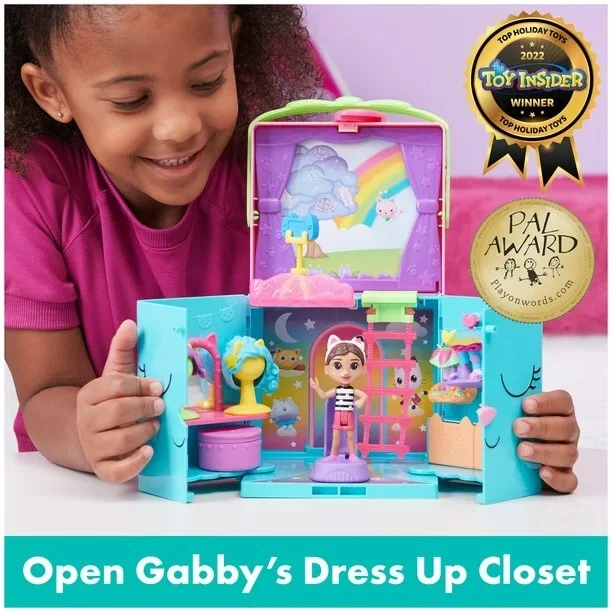 Gabby's Dollhouse, Coffret Salle De Fête Avec Figurines De Exclusives Meubles De Maison De Poupe Accessoires Et Jouet Manipuler Jouets Pour Filles Et Gar