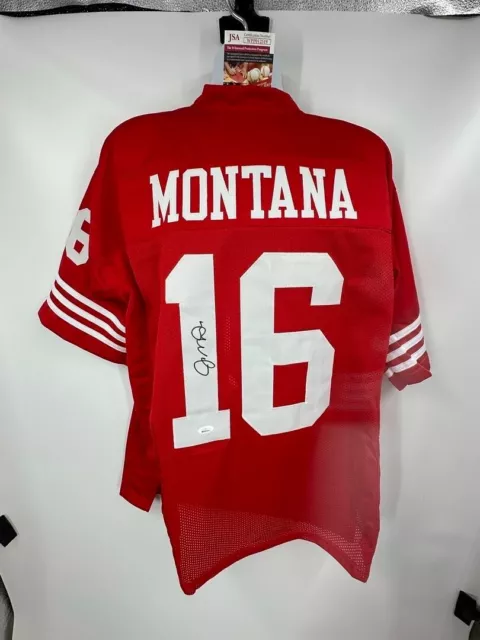 Joe Montana San Francisco 49ers Signed Autograph Jersey JSA Witnessed