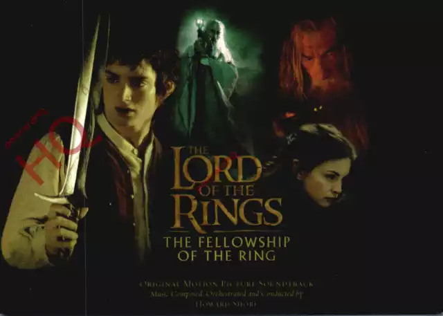 Postcard>>Film Poster, Lord of the Rings, the Fellowship of the Ring [Boomerang]